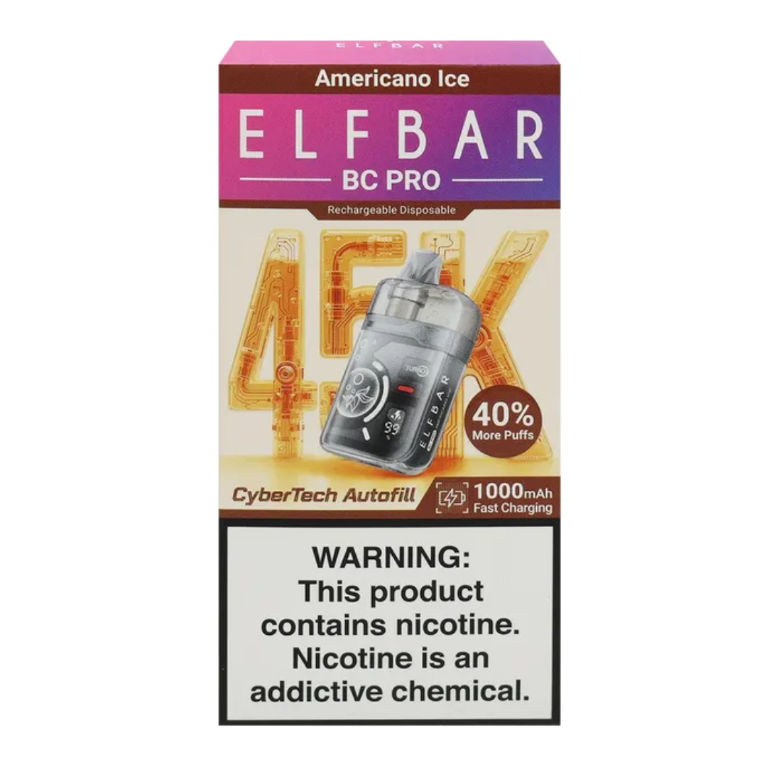 ELFBAR BC PRO 45K AMERICANO ICE 